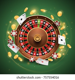 Casino roulette illustration