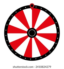 Casino roulette line icon. Gambling, game, zero, poker, chips, bet, luck, money, winning, losing. Vector icon for business and advertising