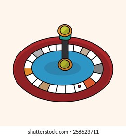 casino roulette theme elements