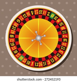 casino roulette theme elements