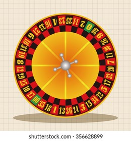 casino roulette theme elements
