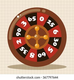 casino roulette theme elements