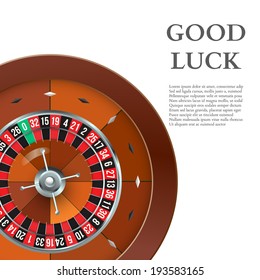 Casino Roulette. Vector