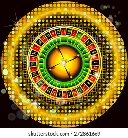 casino Roulette. Vector