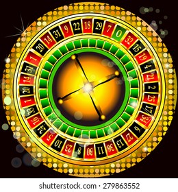 casino Roulette. Vector
