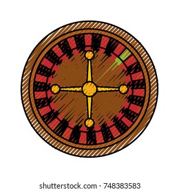 casino roulette  vector illustration