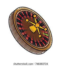 casino roulette  vector illustration