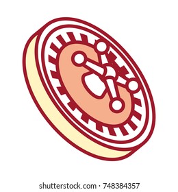 casino roulette  vector illustration