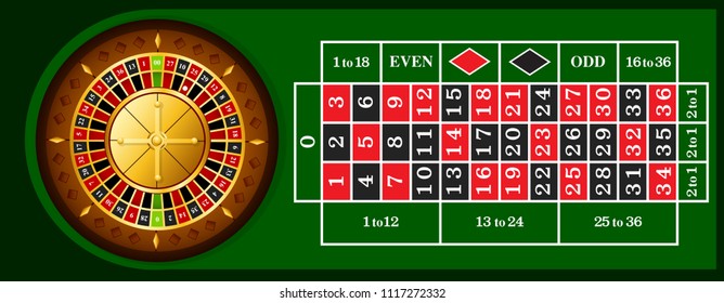 American Roulette Online Casino Wheel Track Stock Vector (Royalty Free ...