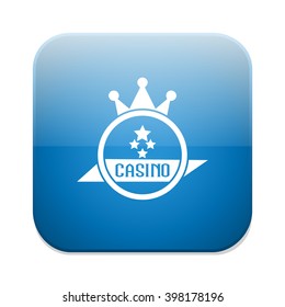 Casino sign icon.