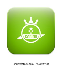 Casino sign icon.