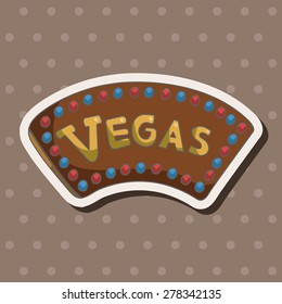 casino sign theme elements