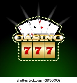 Casino signboard template