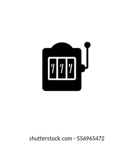Casino slot black filled icon