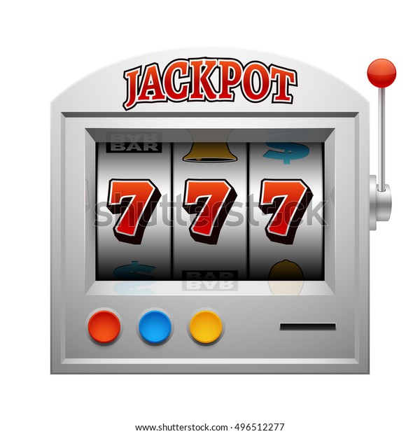 Casino Slot Gambling Machine Vector Lucky Stock Vector (royalty Free 