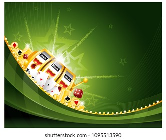 Casino slot machine background