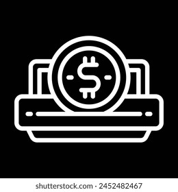 casino slot machine icon vector