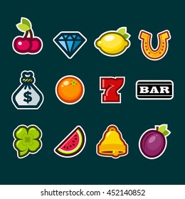 Casino Slot Machine Icons