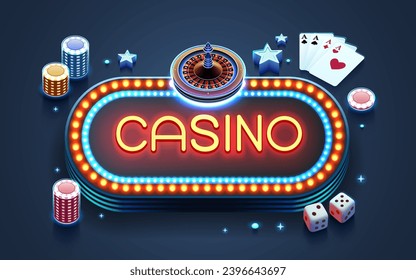 Casino Slots Maschine Gewinner, Jackpot Vermögen, gewinnen Banner. Vektorgrafik