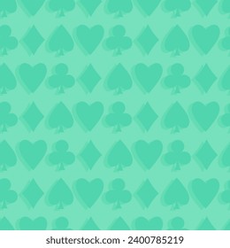 Casino social media post square background. Subtle background for online announcement content. Bottle green color.