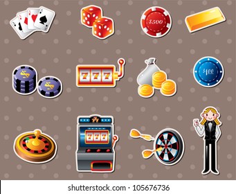 casino stickers