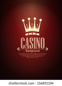 Casino vector background