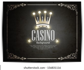 Casino vector background