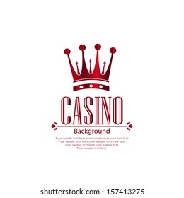 Casino vector background 