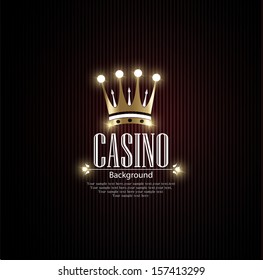 Casino vector background 