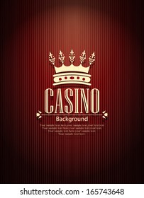 Casino vector background