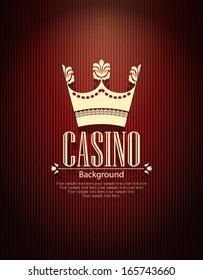 Casino vector background