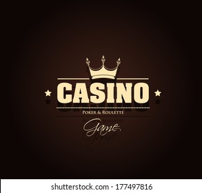 Casino vector background