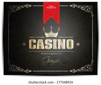 Casino vector background