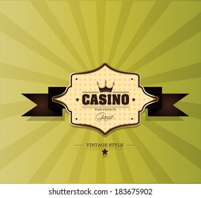 Casino vector background