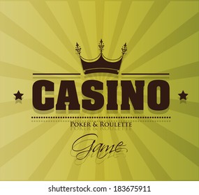 Casino vector background