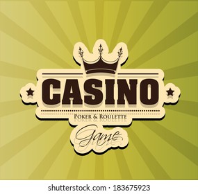 Casino vector background
