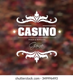 Casino vector background