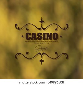 Casino vector background