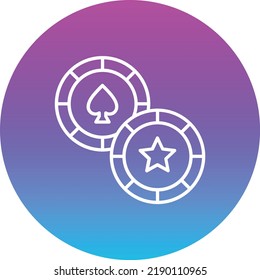 Casino vector icon. Can be used for printing, mobile and web applications.