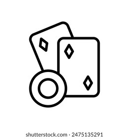 Casino vector icon design stock illustration