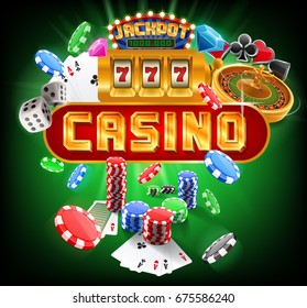 casino vector illustration