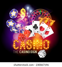 Casino vector illustration design.