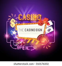 Casino Vector Illustration Design.