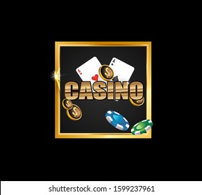 Casino vector illustration for design work