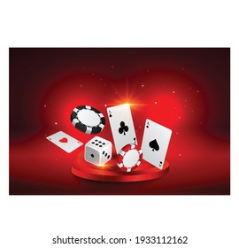 Casino vector illustration for design work