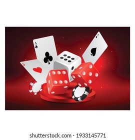 Casino vector illustration for design work