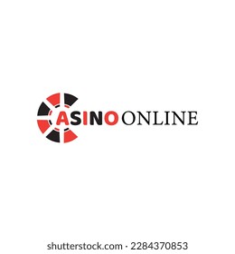 Casino vector logo. Casino emblem. Gambling logo design template