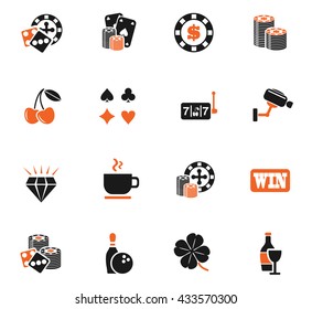 casino web icons for user interface design