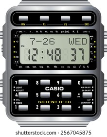 Casio Scientific Calculator Watch Vintage Myth