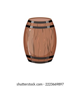 cask barrel wine cartoon. cask barrel wine sign. isolated symbol vector illustration